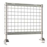 SmartWall Riser Grid, 24", 304 Stainless, for 36" TableWorx Work Tables redirect to product page