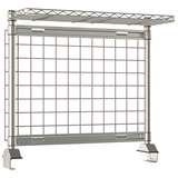 Riser Grid with Wire Stainless Cantilevered Shelf, for 36" TableWorx Tables redirect to product page