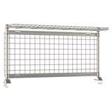 Riser Grid with Wire Stainless Cantilevered Shelf, for 60" TableWorx Tables redirect to product page