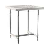 I-Frame Worktable Stationary, 30" X 30", Stainless Steel redirect to product page