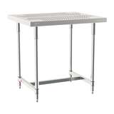 I-Frame Worktable Stationary, 30" X 36", Stainless Steel redirect to product page