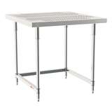3-Sided Frame Worktable Stationary, 36" X 36", Stainless Steel redirect to product page
