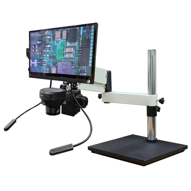 Digital Microscope, 15X, Articulating Arm, Steel Base