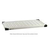 Super Erecta Stainless Steel Louvered Shelf, 18 x 48" redirect to product page