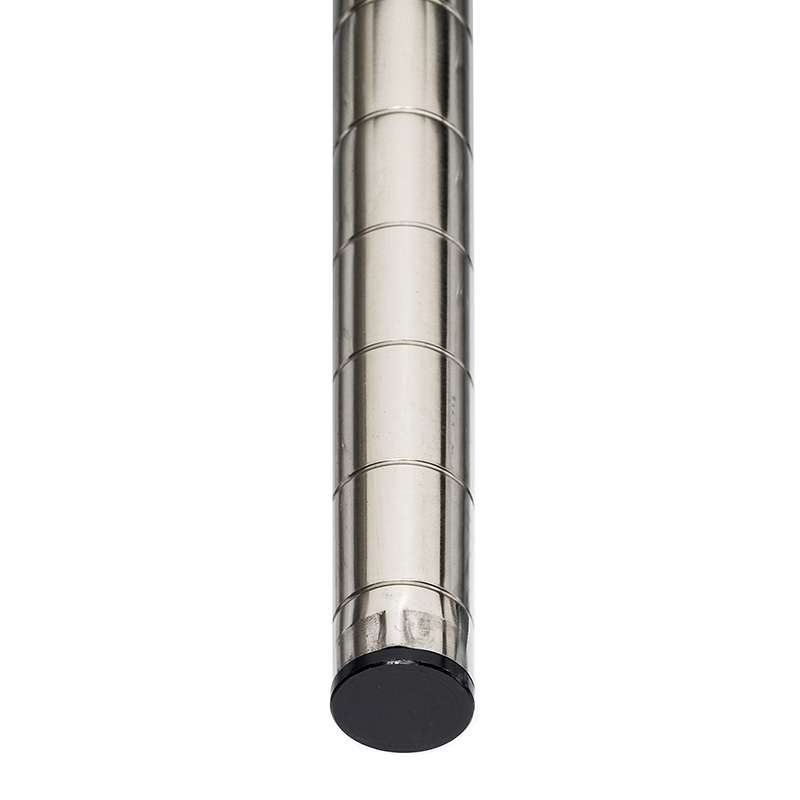 Super Erecta® Stainless Steel Post with Cap and No Leveling Bolt, 53-13/16" High