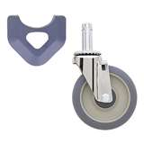 MetroMax Q™ Swivel Stem Caster with Bumper, 5" redirect to product page