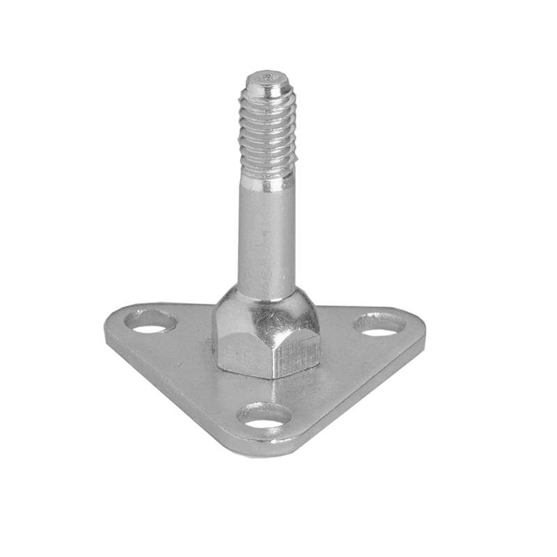 Foot Plate for Industrial Shelving Posts, Zinc
