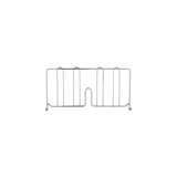 Super Erecta Shelf Divider, Chrome, 8" x 18" redirect to product page