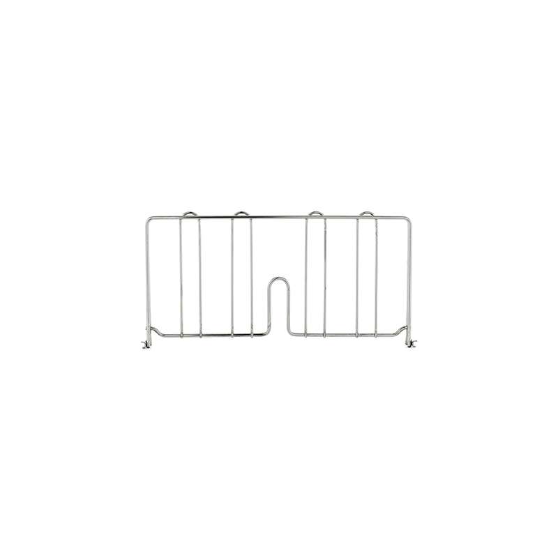 Super Erecta Shelf Divider, Chrome, 8" x 18"