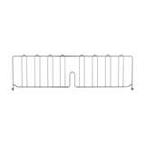 Super Adjustable / Erecta Chrome Shelf Divider for 30" Wide Shelves, 8" High redirect to product page