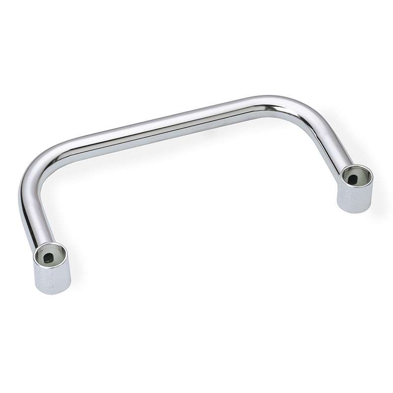 Extended Chrome Push Handle for Metro Super Erecta Posts and Carts, 14"