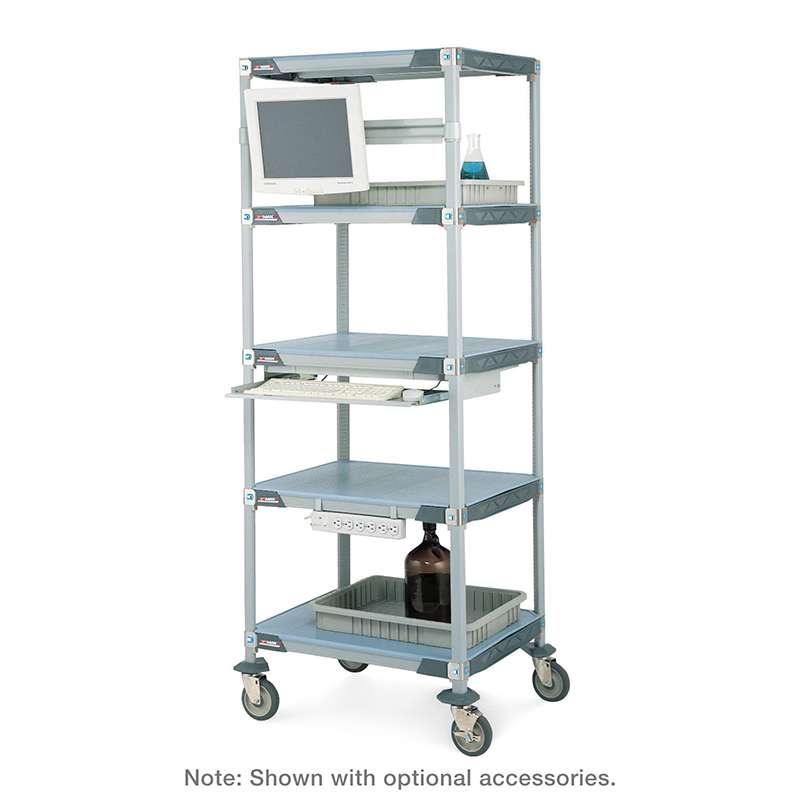 MetroMax i 5-Shelf Double HPLC Experiment Cart
