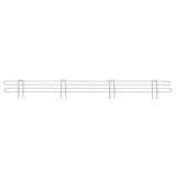 Super Erecta® Wire Shelf Ledge, 4"H x 42"L, Chrome redirect to product page