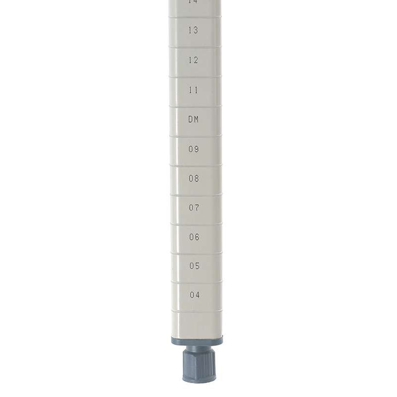 MetroMax Q Epoxy Coated Steel Stationary Shelving Post, 34.1875" H