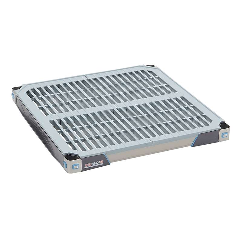 MetroMax i Plastic Industrial Shelf with Grid Mat, 24" x 24"