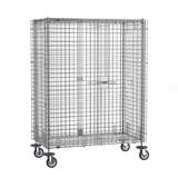 qwikSLOT Mobile Security Cabinet 27.25 x 52.75 x 68.5", Chrome Wire redirect to product page