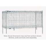 Security Module for 24 x 30" Super Erecta Shelving Units, Stainless Steel Wire redirect to product page