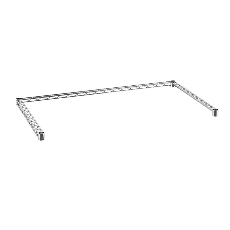 3-Sided Chrome Double Snake Frame for use with Super Erecta Shelving, 24 x 42"