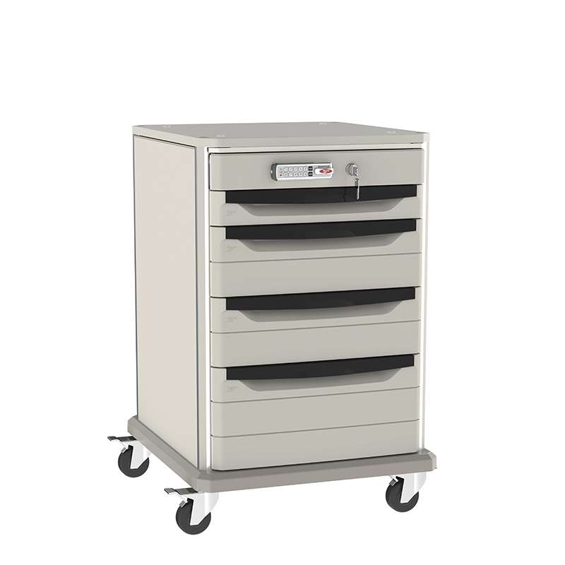 Starsys 34" Tall Undercounter Storage Cart with Electronic PIN Lock and Drawers