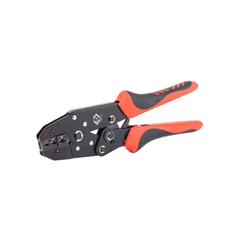 Ratchet Crimper Pliers Insulated Terminals, .5-6mm 2K