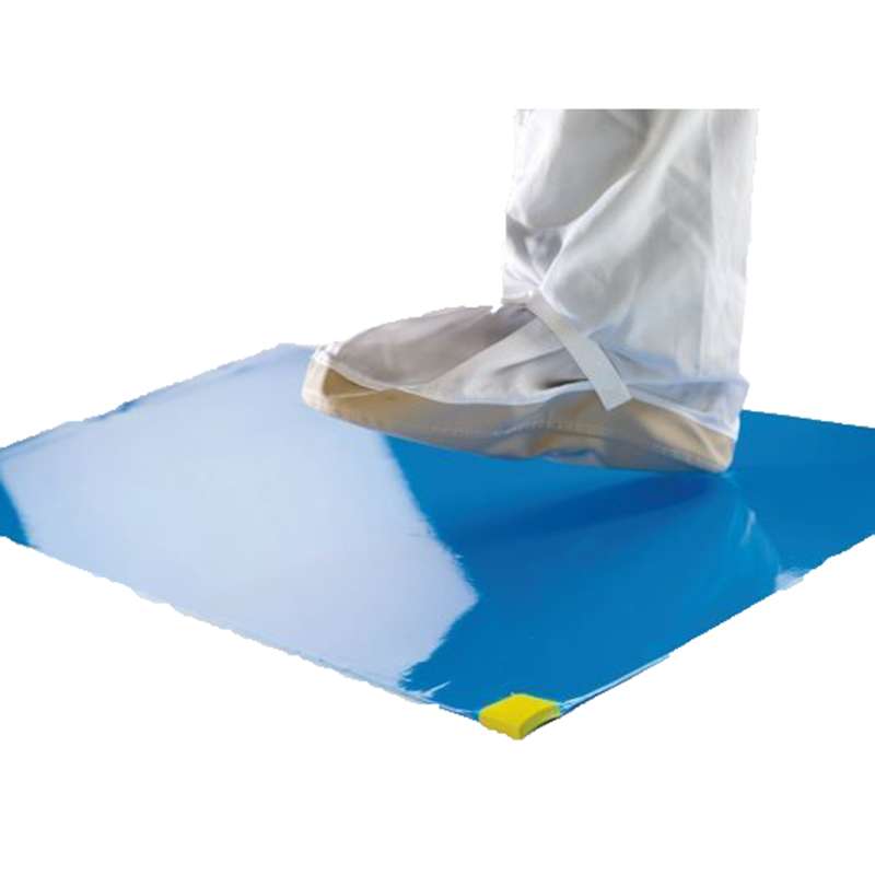 Cleanstep Adhesive Mat, 30 Layer 18" x 46" Mat Size, 30 Layer Mats, 8 Mats per Case, Blue