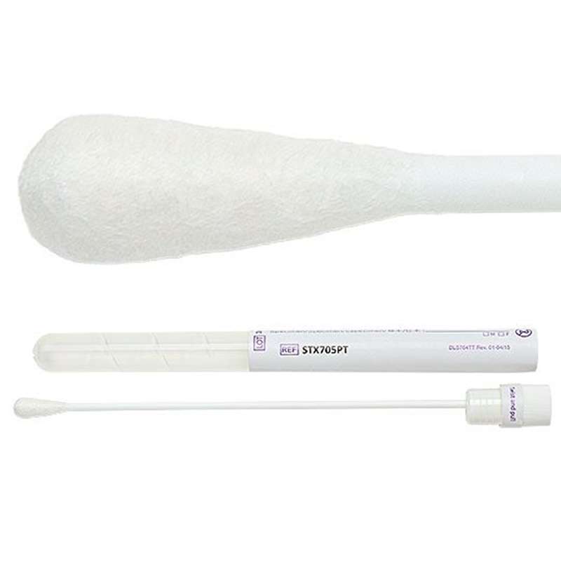 Dry Collection and Transport System with Cotton Swab, Sterile, 50 Tubes per Bag, Triple Bagged, 500 Swabs per Case