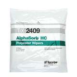 AlphaSorb High Capacity Dry Cleanroom Wipers, Non-Sterile, 9" x 9", 100 Wipers per Bag, 1000 per Ca redirect to product page