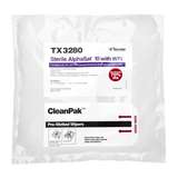 AlphaSat® with Vectra® Alpha® 10 Pre-Wetted Cleanroom Wipers, Sterile, Sealed Border, 12" x 12", 50 Wipers per Flatpack, 250 Wipers per Case redirect to product page