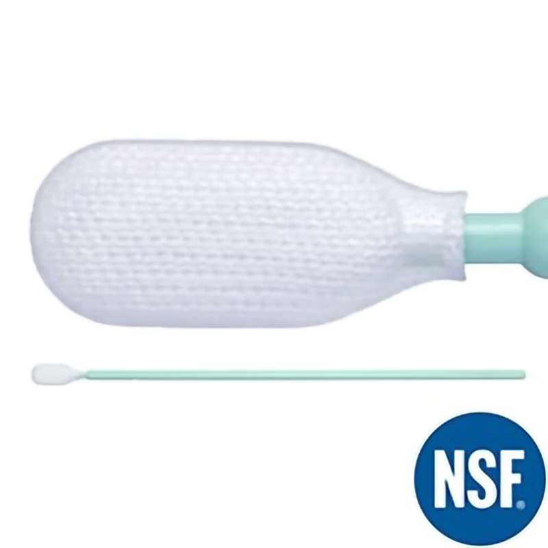 Low TOC Alpha® Polyester Knit Cleaning Validation Swab with Long Handle, Non-Sterile, 20 Swabs per Bag, 1000 Swabs per Case