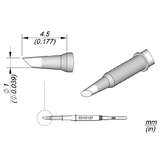 C115 Series Bevel Soldering Tip Cartridge, 1mm redirect to product page