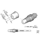 Series C560 Through-Hole Desoldering Tip, 1.3mm x 5mm redirect to product page