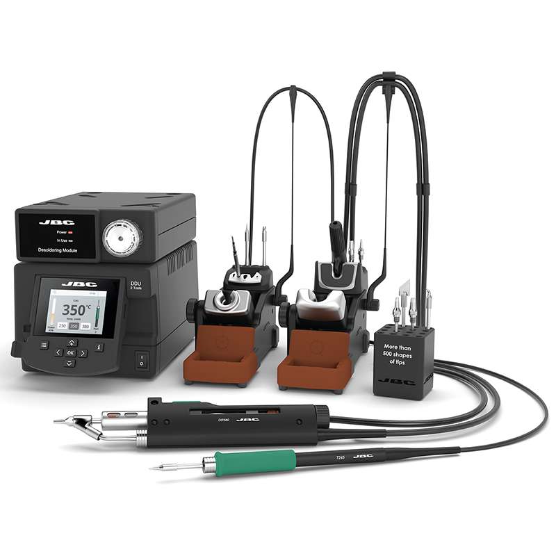 2 Tool Channel Rework Station, with Electric Pump, 120 V