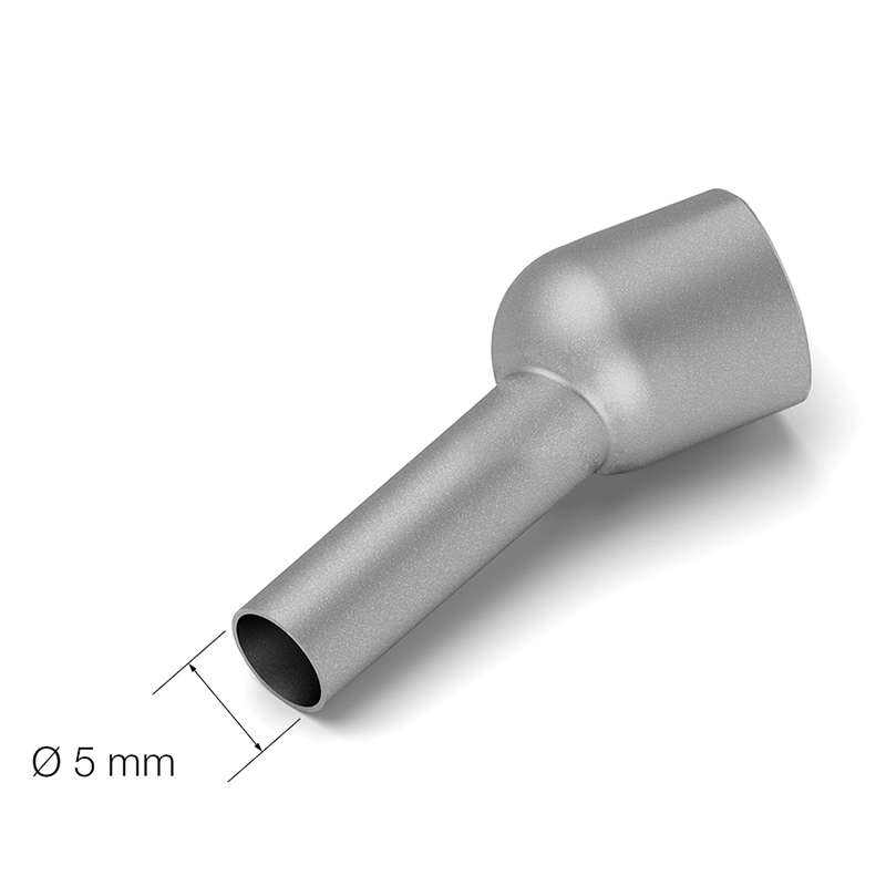 TE Bent Nozzle, Ø 5mm, 18 Degree Bend, for TET Heater Hose Set