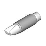 Cartridge Barrel, Soldering Cables/Connectors, THT/SMT, 0.8mm, for T210 Handle redirect to product page