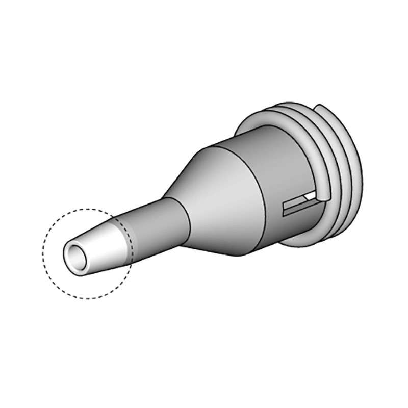 Cartridge Micro Desolder Tip, Through-Hole, Dia 1mm, for DS360 Iron