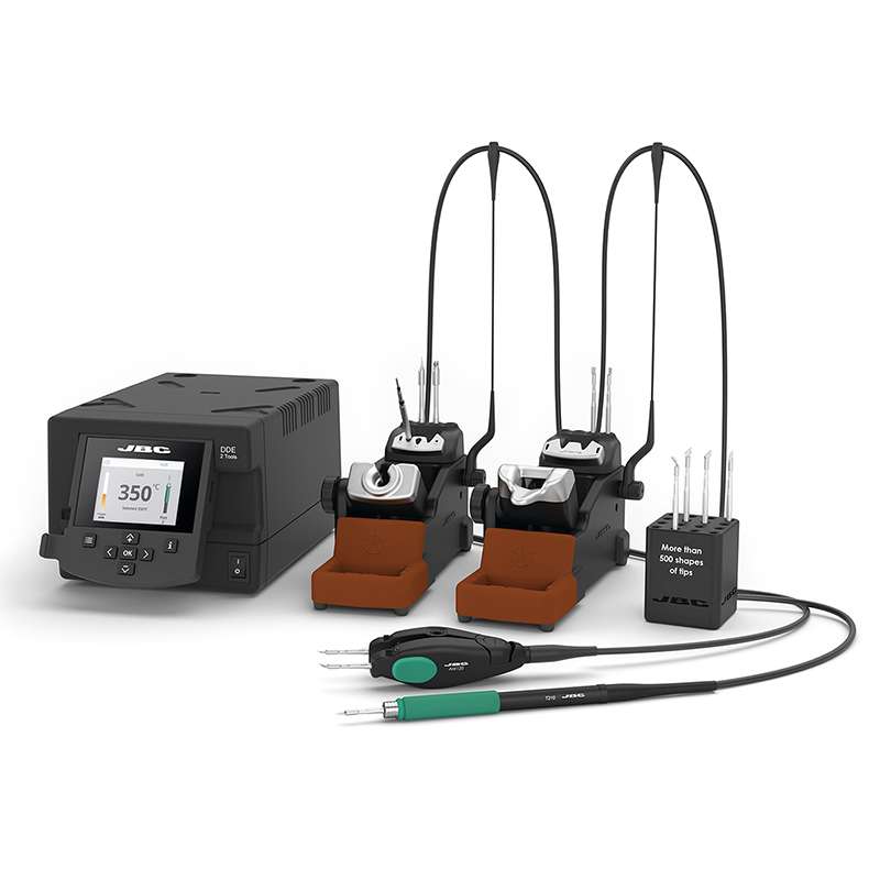 2-Tool Precision Rework Station, 230 V, T210 Precision Handle, AM120 Micro Tweezers
