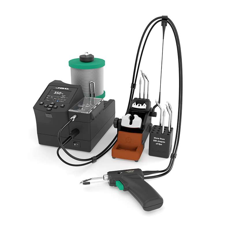 Soldering Station, Automatic Feed, 120V, ALEP250 Angled Iron, GALE10V solder wire