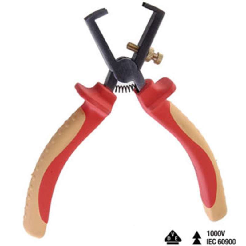 Insulated Wire Stripper, 6.5"