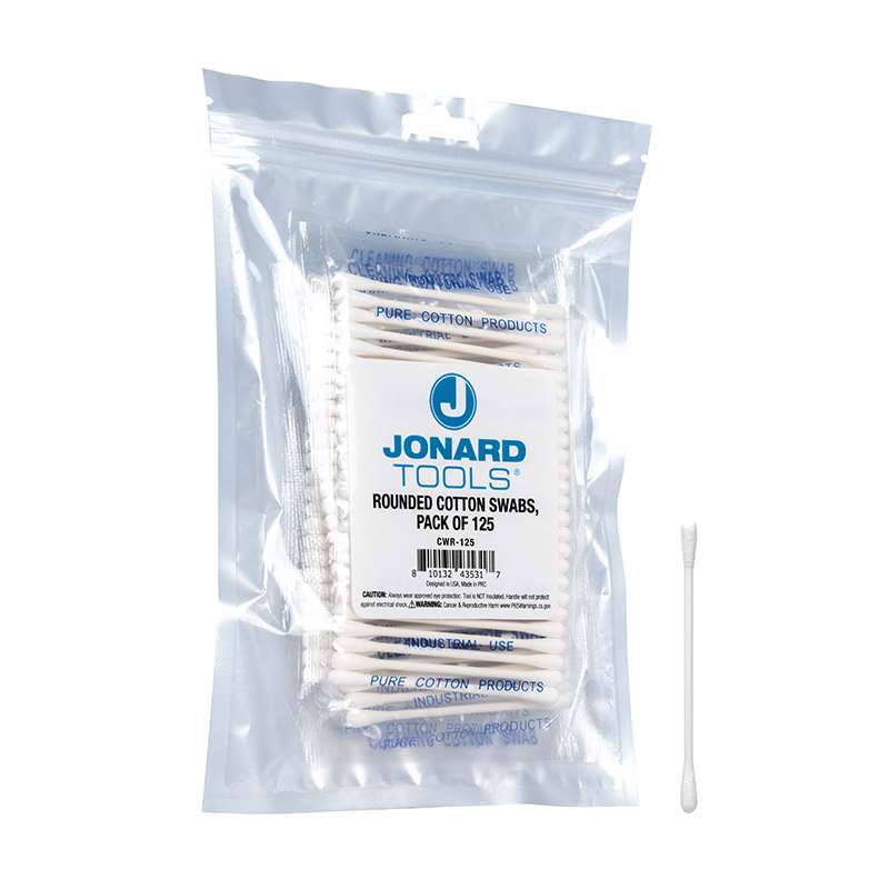 Rounded Cotton Swabs, Pack of 125