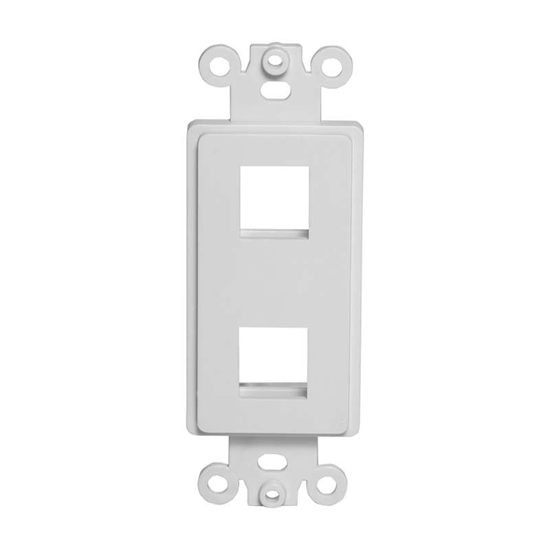 Single Gang Screw-in Dual Keystone Mount, 3 Pack