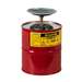 Dispensing Plunger Can w/Perforated Pan Screen That Serves As Flame Arrester, Steel, 1 Gallon