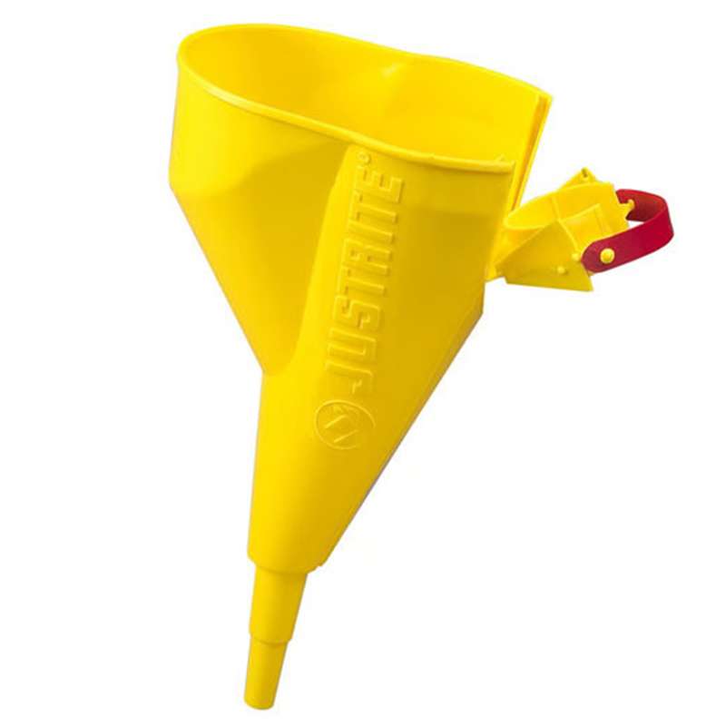 Funnel for Steel type I Safety Cans Only, For Sizes 1 Gallon and Above, Polyethylene, Yellow