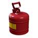 Type I Steel Saety Can w/Single Spout, 2 gallon