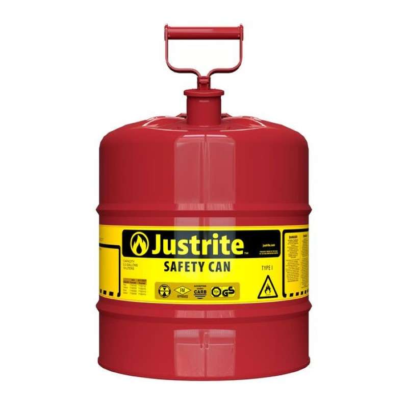 Type I Steel Saety Can w/Single Spout, 5 Gallon