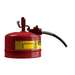 Type II Steel Saety Can 2.5 Gallon, 1" Metal Hose