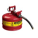 Type II Steel Saety Can 2.5 Gallon, 1" Metal Hose redirect to product page