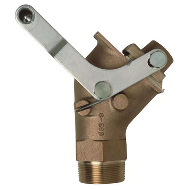 Brass Drum Gate Vlave for Leak Proof Dispencing of Flammable Liquids, 2" NPT Bung