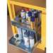EX Benchtop Aerosol Can, Flammable Safety Cabinet w/2 Drawers, 1 Manual Close Door, Yellow