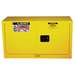 17 Gallon, 1 Shelf, 2 Doors, Self Close, Flammable Safety Cabinet, Sure-Grip® EX Piggyback, Yellow