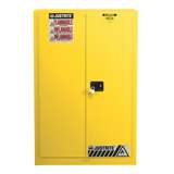 EX Combustibles Saefty Cabinet for Paint and Ink, 60 Gallon, 2 Manual Close Doors, Yellow redirect to product page